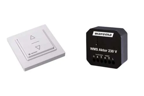 Warema WMS Aktor 230 V UP inkl. Becker Taster EC62P